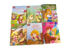 Kit 7Un Mini Livros Infantis Livrinho Histórias Famosas Kit 7Un Mini Livros Infantis Livrinho Histórias Famosas