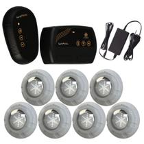 Kit 7x LED RGB 9W ABS Piscina + Comando Wifi Alexa Luxpool Kit 7x LED RGB 9W ABS Piscina + Comando Wifi Alexa Luxpool