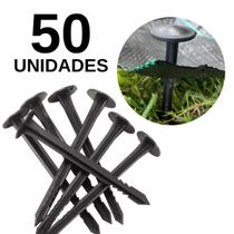 kit 8 a 50 Estacas Para Fixação De Manta De Jardim lona acampamento Gramado