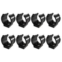 Kit 8 Abraçadeira Impacto Cano Tubo 20mm 1/2'' Preta Estrela