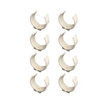 Kit 8 Abraçadeira Impacto Cano Tubo 75Mm 3'' Branca Estrela