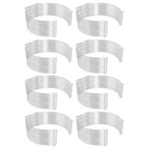Kit 8 Abraçadeira Impacto Para Cano Tubo 100Mm 4'' Incolor Kit 8 Abraçadeira Impacto Para Cano Tubo 100Mm 4'' Incolor