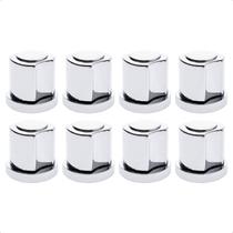Kit 8 Acabamento para Registro 1/2 3/4 e 1 C50 Cromado Pressão Gaveta Banheiro Chuveiro Padrão Deca Kit 8 Acabamento para Registro 1/2 3/4 e 1 C50 Cromado Pressão Gaveta Banheiro Chuveiro Padrão Deca