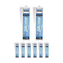 Kit 8 Adesivo De Silicone Transparente 280g Acetico Tekbond Kit 8 Adesivo De Silicone Transparente 280g Acetico Tekbond