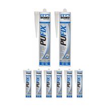 Kit 8 Adesivo Pu40 Fix Cinza 280ml Tekbond