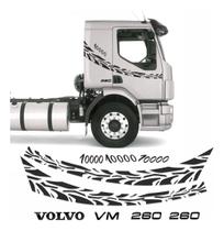 Kit 8 Adesivos Preto Compatível Volvo VM 260 Kit 8 Adesivos Preto Compatível Volvo VM 260