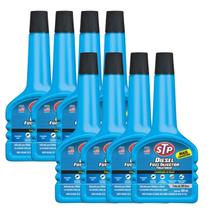 Kit 8 Aditivo Diesel STP Fuel Injector Treatment 236ml Limpeza de Bicos Injetores Sistema de Combustível Alta Performance