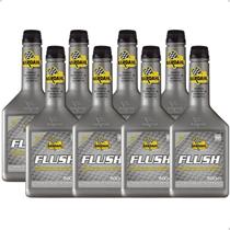 Kit 8 Aditivo Limpeza Motor Carter Bardahl Flush 500ml Cinza