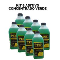 Kit 8 Aditivo Radiador MDX Eco Concentrado Verde
