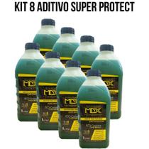 Kit 8 aditivo radiador mdx eco super protect verde