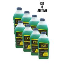KIT 8 Aditivo Radiador MDX Synthetic concentrado Verde