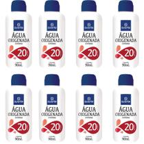 Kit 8 Água Oxigenada Cremosa Avante 20 Volumes 90ml