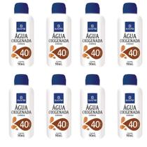 Kit 8 Água Oxigenada Cremosa Avante 40 volumes 90ml