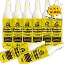 Kit 8 Ampolas Ativador de crescimento Maxihair 10ml Kit 8 Ampolas Ativador de crescimento Maxihair 10ml