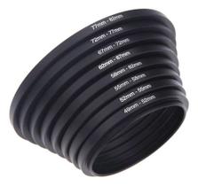 Kit 8 Anel Adaptador Step Up Filtro Lente 49mm-82mm Kit 8 Anel Adaptador Step Up Filtro Lente 49mm-82mm