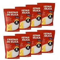 Kit 8 Areia Higiénica Cristais de Sílica Home Land Kit 8 Areia Higiénica Cristais de Sílica Home Land