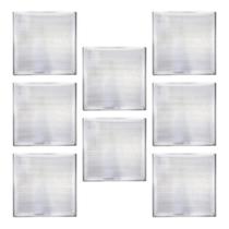 Kit - 8 Assadeiras Estampada Perfurada Alumínio 35cm X 35cm Para Prp-004/fc4emv - Imeca