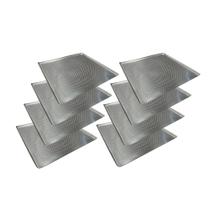 Kit - 8 Assadeiras Estampada Perfurada Alumínio 35cm x 35cm Prp-004 - Cimapi Kit - 8 Assadeiras Estampada Perfurada Alumínio 35cm x 35cm Prp-004 - Cimapi