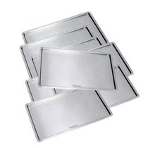 Kit 8 Assadeiras Lisa 53,5x32,5 Alumínio Imeca Forno Combina