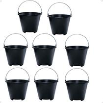 Kit 8 Balde Especial para Transporte Plástico 12L Resistente