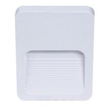 Kit 8 Balizador Fit 2W 3000K Bivolt IP65 Branco em ABS