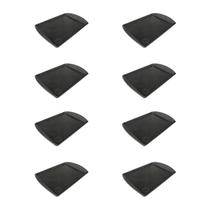 Kit 8 Bandejas Refeitório Restaurante Fast Food 43,5x30,5cm Preto 3UD Kit 8 Bandejas Refeitório Restaurante Fast Food 43,5x30,5cm Preto 3UD