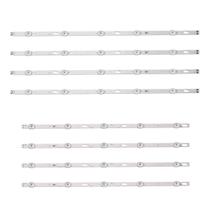 Kit 8 Barras Led Un55au7700 Un55tu7000 Un55tu7020 Un55tu8000
