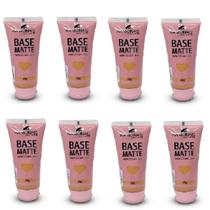 Kit 8 Base Matte Cor 03 Bege Médio 35gr - Ramona Make Up