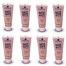 Kit 8 Base Matte Cor 05 Bege Escuro 35gr - Ramona Make Up