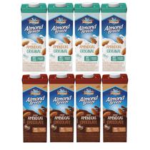 Kit 8 Bebida De Amêndoa Almond Breeze Sabores Chocolate e Original 1l Kit 8 Bebida De Amêndoa Almond Breeze Sabores Chocolate e Original 1l