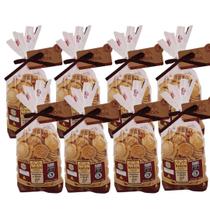 Kit 8 Biscoito Caseiro Disquinho de Queijo Natural