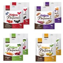 Kit 8 Biscoitos Super Premium Para Cães Petdog Natural 150G