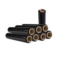 Kit 8 Bobinas/Rolo Filme Stretch 500mm X 0,025 Micras Preto 3kg