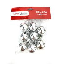 Kit 8 Bola de Natal Grande 3cm Enfeite Arvore de Natal Bolas