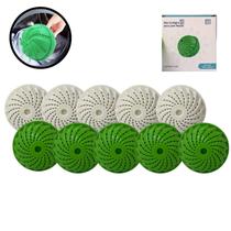 Kit 8 Bolas P Máquina Lava Roupas Reutilizável 1500 Lavagens Kit 8 Bolas P Máquina Lava Roupas Reutilizável 1500 Lavagens
