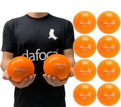 Kit 8 Bolas Tonificadoras de Peso Tonning Ball VP1060 0,5 Kg Pilates Vollo Sports