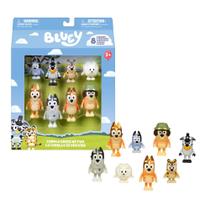 Kit 8 Bonecos Colecionáveis Bluey - Diversão em Fantasias