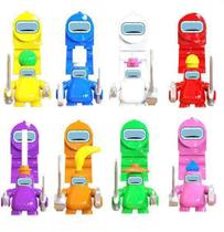 Kit 8 Bonecos Minifigure Blocos De Montar Among Us Colors - Mega Block Toys