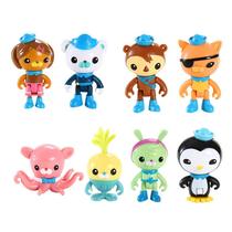 Kit 8 bonecos octonautas octonauts desenho miniaturas pvc