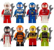 kit 8 bonecos piloto formula 1 blocos de montar brinquedos kit 8 bonecos piloto formula 1 blocos de montar brinquedos