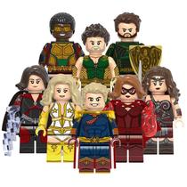 Kit 8 bonecos the boys stormfront homelander maeve deep blocos de montar