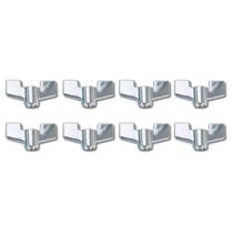 Kit 8 Borboletas 8mm em Metal Reforçado para Estante Prato