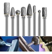 Kit 8 Brocas Fresa Tungstenio Haste 6mm Para Retifica Gravacao Kit 8 Brocas Fresa Tungstenio Haste 6mm Para Retifica Gravacao