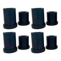 Kit 8 Buchas 4 Maior + 4 Menor Feixe de Molas Hilux 2005 A 2010