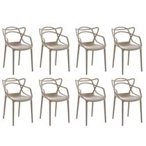 Kit 8 Cadeiras Allegra Flex 85cmx54cmx56 Cm
