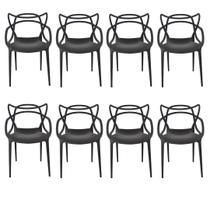 Kit 8 Cadeiras Allegra Sala Jantar Masters Ana Maria Cores - Top Chairs