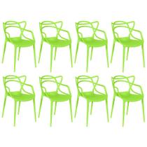 Kit 8 Cadeiras Allegra - Verde