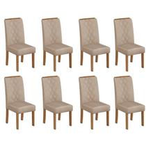 Kit 8 Cadeiras para Sala de Jantar Ayla
