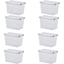 Kit 8 Caixa Organizadora Multiuso 5 Litros Kit 8 Caixa Organizadora Multiuso 5 Litros