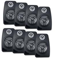 Kit 8 Caixas Acusticas Para Bar Academia Lanch Orion 55 Watt